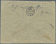 Deutsche Kolonien - Marshall-Inseln: 1902, Bedarfs-Brief Per Einschreiben, Vermerk „unfrankiert”, Mi - Marshall-Inseln