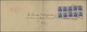 Deutsche Besetzung I. WK: Etappengebiet West: 6 Mehrfachfrankatur Von Zehn Stück Als Seltene Massenf - Besetzungen 1914-18