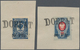 Deutsche Besetzung I. WK: Postgebiet Ober. Ost - Dorpat: 1918, 20 Pf A. 10 K Dunkelblau Mit Nach Lin - Occupation 1914-18