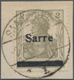 Deutsche Abstimmungsgebiete: Saargebiet: 1920, Freimarke 2 Pfg., Type II, Auf Luxusbriefstück, K2 "S - Neufs
