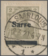 Deutsche Abstimmungsgebiete: Saargebiet: 1920, Germania-Sarre 2 Pfg. Dunkelgelbgrau, Type II, Sauber - Unused Stamps