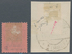 Deutsche Abstimmungsgebiete: Saargebiet: 1920, Zweimal Germania 80 Pf. Mit Aufdruck "Sarre" Je Auf B - Unused Stamps