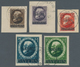 Deutsche Abstimmungsgebiete: Saargebiet: 1920, 5 Pf - 10 M Ludwig Mit Aufdruck „SARRE”, Kompletter G - Unused Stamps