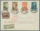 Deutsche Abstimmungsgebiete: Saargebiet: 1926, "Volkshilfe" Kplt. Mit Zusatzfrankatur Auf Portoricht - Unused Stamps
