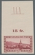 Deutsche Abstimmungsgebiete: Saargebiet: 1926, "50 C. Dunkelrotkarmin Ungezähnt", Postfrischer Oberr - Unused Stamps