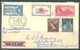 NEW ZEALAND - 2.6.1953 - FIRST CORONATION MAIL VIA LONDON - ELIZABETH II - Yv 318-322 - Lot 18965 - Lettres & Documents