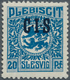 Deutsche Abstimmungsgebiete: Schleswig - Dienstmarken: 1920: 20 Pfg Dunkelgrauultramarin Mit Doppelt - Autres & Non Classés