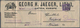 Memel: 1922/1923, Zwei Bedarfsbelege: 50 Pfennig Auf 35 C. Violett, Portogerechte Einzelfrankatur Au - Klaipeda 1923