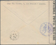 Zensurpost: 1940, Schweiz: 2 X 30 C Ultramarin, MeF Auf Einschreibebrief Von GENEVE 11 / RUE DU STAN - Sonstige & Ohne Zuordnung