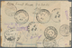 Zensurpost: 1940, Kenya/Uganda/Tanganyika, 30 C Violet-blue/black KGVI, Vertical Pair, Multiple Fran - Other & Unclassified