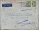 Zensurpost: 1941 Two Letters From Amsterdam Each To The USA Via Berlin And Cologne, Each Checked And - Sonstige & Ohne Zuordnung