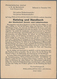 Zensurpost: 1946 (30.12.), 1 + 5 PF. ZONE FRANCAISE Auf Drucksachenkarte (Philatelistisches Journal - Sonstige & Ohne Zuordnung