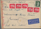 Kriegsgefangenen-Lagerpost: 1945. Air Mail Envelope (crease) Addressed To 'Internment Camp Bonaire, - Autres & Non Classés