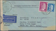 Kriegsgefangenen-Lagerpost: 1945. Air Mail Envelope Addressed To 'Central Internment Camp, Wing 6 Pr - Altri & Non Classificati