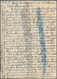 Ghetto-Post: 1943 (9.2.), 20 Öre-GA-KArte (zwei Nadellöcher) Mit Zusatzfranktur Als R-Karte Per Luft - Sonstige & Ohne Zuordnung