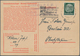 KZ-Post: KZ BUCHENWALD: 1940, Vordruck-Postkarte Nach Oberschleißheim - Briefe U. Dokumente