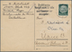 KZ-Post: KZ BUCHENWALD: 1940, Postkarte Frankier Mit 6 Pf Hindenburg Nach Upice/B+M - Covers & Documents