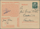 KZ-Post: KZ BUCHENWALD: 1941, Vordruck-Postkarte Aus Dem Seltenen NEBENLAGER GOSLAR Mit Zensur Durch - Lettres & Documents