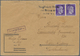 KZ-Post: KZ BUCHENWALD: 1942, Vordruck-Briefumschlag Mit Violettem Zensur-Ra1 "Postzensur Block 34" - Covers & Documents