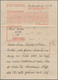 KZ-Post: KZ BUCHENWALD: 1943, Kompletter Vordruckbrief, Gefangener Wurde Aus Dem KZ Auschwitz Nach B - Lettres & Documents