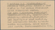 KZ-Post: KZ BUCHENWALD: 1944, Kompletter Brief Eines Französischen Gefangenen Mit Seltenem Beilagenz - Briefe U. Dokumente