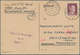 KZ-Post: KZ BUCHENWALD: 1944, Frankierte Feldpostkarte Eines Französischen Gefangenen Nach Frankreic - Lettres & Documents
