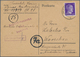 KZ-Post: KZ BUCHENWALD: 1944, Postkarte Mit Zusatzstempel "Schriftverkehr Nur Deutsch" Nach Warschau - Covers & Documents
