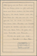 KZ-Post: KZ DACHAU: 1944, Kompletter Brief Im Neutralen Umschlag Mit Inhalt/Faltbrief-Formular, Das - Lettres & Documents