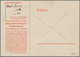 KZ-Post: KZ SACHSENHAUSEN: 1938, Sogenannte Zugangskarte, Diese Wurde In Zum Teil Neutralen Umschläg - Covers & Documents