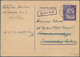KZ-Post: KZ SACHSENHAUSEN: 1942, Ganzsachenkarte In Das KZ Mit Seltenem Handschr. Vermerk, 28.II.42 - Covers & Documents
