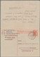 Alliierte Besetzung - Gemeinschaftsausgaben: 1948, 30 Pfg. Doppelkarte Der Arbeiterserie Ab LÜNEBURG - Other & Unclassified