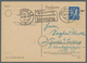 DDR: 1949, "Postgewerkschaft" Je Als Portorichtige EF Auf Postkarte Im In- Bzw. Auslandsverkehr, Tad - Other & Unclassified