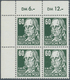 DDR: 1952, Persöhnlichkeiten 60 Pf. In Seltener B-Farbe Schwarzgrün Auf Gestrichenem Papier Mit WZ I - Other & Unclassified