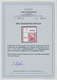 DDR: 1954, 20 Auf 24 Pf Bräunlichkarmin Aus Der Linken Oberen Bogenecke, Aufdruckmarke Infolge Porto - Sonstige & Ohne Zuordnung