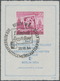 DDR: 1954, 20 Pfg. Briefmarkenausstellung Berlin-Block Mit ESST Und Sog. "Büttenrand" (durch Unschar - Other & Unclassified