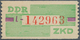 DDR - Dienstmarken B (Verwaltungspost A / Zentraler Kurierdienst): 1959, Wertstreifen Für Den ZKD, 1 - Sonstige & Ohne Zuordnung