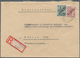 Delcampe - Berlin: 1948, Schwarzaufdruck 16 Pf. Und 60 Pf. Jeweils Auf Fünf R-Briefen Als Portogerechte 76 Pf.- - Lettres & Documents