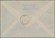Berlin: 1948, 25 Pf Schwarzaufdruck Mit 60 Pf SBZ Mit Maschinenaufdruck Als Mitläufer Auf R-Brief Ab - Lettres & Documents