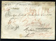 VARASDIN 1823. Érdekes, Tovább és Visszaküldött Ex Offo Levél "V.VARASDIN"  (400p)   /  Intr. Forwarded And Returned Off - Croatia