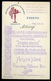 MISKOLC 1925. Böczögő Étterem, Ritka Képeslap, Menükártya !  /  1925 Restaurant Böczögő Rare Vintage Pic. P.card, Menu C - Ungarn
