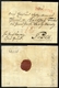 POZSONY 1832. Szép Portós Levél, Piros "Presburg" Bélyegzéssel, Pest érk. Bélyegzéssel  /  1832 Postage Due Letter Red P - Other & Unclassified