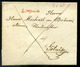 SZEGED 1835-37. Szép Portós Levél, Ritka Piros Bélyegzéssel Kassai átmenő Bélyegzéssel Gölniczbányára Küldve (G:500p)  / - ...-1867 Prephilately