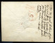 OFEN 1784. Dekoratív, Portós Levél "Von Ofen" Esztergomba Küldve (G:400)  /  OFEN 1784 Decorative Unpaid Letter "Von Ofe - ...-1867 Voorfilatelie