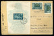 BUDAPEST 1940. Mátyás Blokk , Kiegészítéssel Palesztínába Küldve!  /  1940 Mathias Block Uprated To Palestine - Covers & Documents