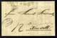 LIPPA 1843. Portós Levél, Tartalommal "LIPPA PORTO" Besztercebányára Küldve (400p)  /  1843 Unpaid Letter Cont. "LIPPA P - ...-1867 Prephilately