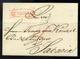 NAGYSZOMBAT 1825. Cca. Szép Portós Levél, Piros Bélyegzéssel Szombathelyre Küldve  /  Ca 1825 Nice Unpaid Letter Red Pmk - Other & Unclassified