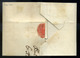 NAGYSZOMBAT 1825. Cca. Szép Portós Levél, Piros Bélyegzéssel Szombathelyre Küldve  /  Ca 1825 Nice Unpaid Letter Red Pmk - Other & Unclassified