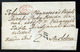 EGER 1836. Szép Portós Levél Miskolcra Küldve, Piros Bélyegzéssel (300p)   /  1836 Nice Unpaid Letter To Miskolc, Red Pm - ...-1867 Prephilately
