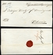 FOGARAS 1848.08. Hivatalos Levél, Kék Negatív Bélyegzéssel Kolozsvárra  /  Official Letter Blue Negative Pmk To Kolozsvá - ...-1867 Prephilately