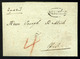 NESZMÉLY 1841. Szép Portós Levél, Tartalommal Pestre Küldve, érk. Bélyegzéssel  /  1841 Nice Unpaid Letter, Cont. To Pes - ...-1867 Prephilately